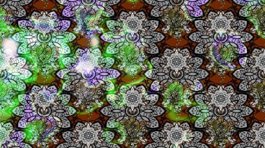 Botanik çizim kalıbı. Organik elementler. Suluboya etkisi. Raster deseni.