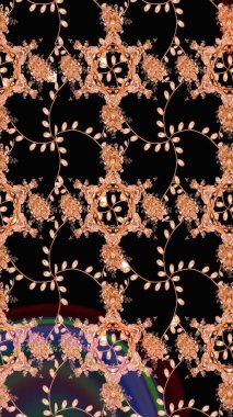 Gömlek, arka plan modelini çiz. Tropik çiçekler. Siyah renkte çiçekler.