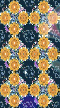 Karalama çiçekleri çizim kalıbı. Sanat çiçeklere ilham verir ve arka planda izler bırakır. Mavi el çizimi desen. Raster deseni.