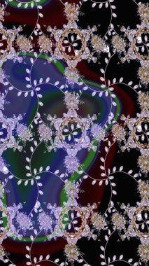 Raster güzel bir çiçek deseni çizmiş. Bahar mevsimi. Tatil havası. Nazik romantik baskı.