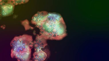 Çiçek süslemeli çizim deseni. Kahverengi renkli çiçekler. Raster illüstrasyonu.