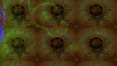 Kahverengi üzerine çiçekler. Eskiz arkaplan modeli. Suluboya, elle çizilmiş. Raster stoku.