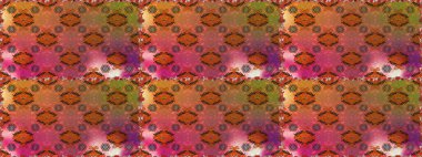 Kusursuz dekoratif arka plan, çiçek mandala. Kahverengi renklerde. Çiçek. Raster illüstrasyonu.