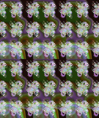 Raster şirin suluboya çiçek desenleri çiziyor. Büyük bir çiçek boyası seti. Kartlar, davetiyeler, tarih kartları ve daha fazlası için kullanılabilir.