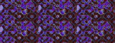 Taslak dekoratif arka plan, çiçek mandala. Çiçek. Raster illüstrasyonu. Menekşe renklerinde.