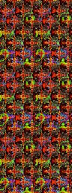 Çiçek arkaplan. - Siyah çiçekler. Çiçek kolajı. Çiçek kompozisyonu. Doğa. Raster deseni. Küçük çiçekte güzel desen var..