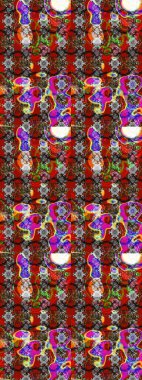 Raster güzel bir çiçek deseni çizmiş. Bahar mevsimi. Tatil havası. Nazik romantik baskı. Kırmızı renkte çiçekler.