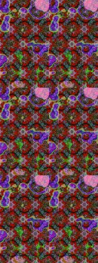 Kızılderili desenli desenli desenli şal deseni. Etnik Mandala süsü. Raster Henna dövme stili. Tekstil, tebrik kartı, boyama kitabı, telefon kılıfı baskısı için kullanılabilir.