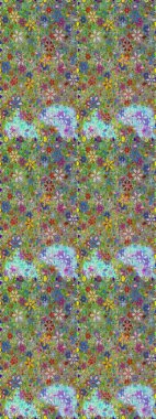 Süslü kumaş deseni. Raster deseni. Çiçekli, suluboya desenli kusursuz çiçek deseni.