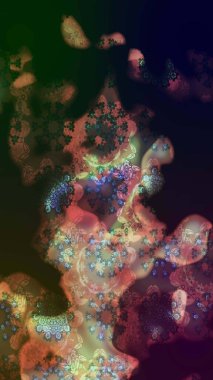 Renkli Bahar Teması eskiz kalıbı. Düz Çiçek Elementleri Tasarımı. Gri renkli şirin çiçek deseni. Raster Modaya uygun kumaş deseni.