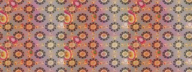 Eskiz arkaplan modeli. Tarafsız ve bej renkli yapraklı yabani çiçekler. Raster illüstrasyonu. Suluboya, elle çizilmiş.