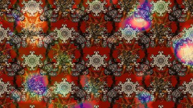 Suluboya çizim kalıbı. Dekorasyon ve tasarım için güzel bir desen. Moda baskısı. Çiçeğin suluboya çizimlerinin mükemmel deseni. Eski.