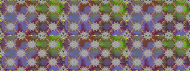 Ultraviyole kumaş deseni. Kusursuz desen. Organik motif arka planı. Raster illüstrasyonu.