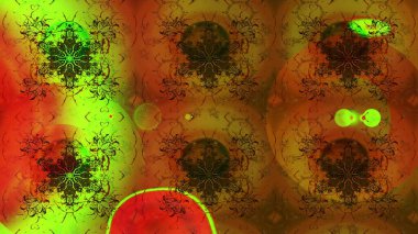 Çiçekli karalama şeklinde Raster çiçek deseni. Nazikçe, güzel çiçek arkaplanı. Kahverengi renkte çiçekler.