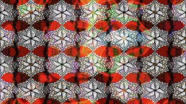 Raster çiçek desenli çiçek deseni, yapraklar, dekoratif elementler, sıçrama, lekeler, el çizimi kontur çizgileri ve Doodle çizim stili, grafik raster çizim çizimi.