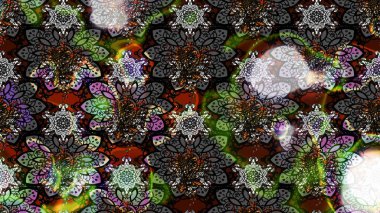 Çiçekli karalama şeklinde Raster çiçek deseni. Nazik, narin çiçek arkaplanı. Gri renkli çiçekler.