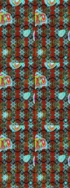 Elle çizilmiş çiçek desenli Raster çizimi. Tekstil, kumaş, ambalaj, hatıra defteri için hoş bir çiçek arkaplanı. Çocuksu tasarım. Mavi arkaplanda.