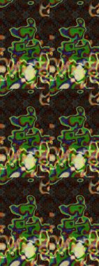 Organik motif arka planı. Çizim kalıbı. Raster illüstrasyonu. Ultraviyole kumaş deseni.