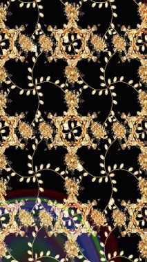 Çiçek deseni. Flower eskiz arka planı. Şatafatlı bahar bahçesi dokusu. Raster illüstrasyonu.