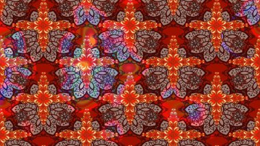 Gömlek, arka plan modelini çiz. Tropik çiçekler. Kahverengi renkte çiçekler.