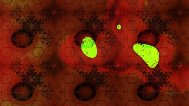 Bahar çiçekleriyle güzel bir çiçek deseni çizmişsin. Güzel kumaş deseni. Raster illüstrasyonu.