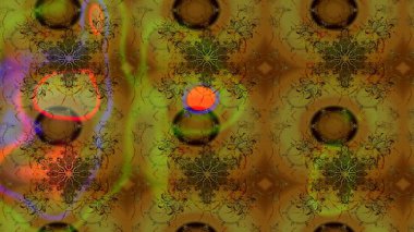 Küçük çiçekteki sevimli çiçek deseni. Kahverengi renkte çiçekler.