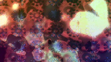 Küçük çiçekteki sevimli çiçek deseni. Raster illüstrasyonu. Tony 'nin kumaş kalıbını çiz. Modaya uygun kumaş deseni.