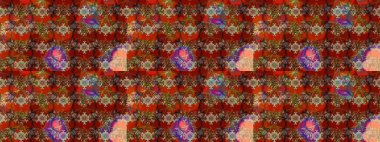 Kahverengi renkte çiçekli çiçek deseni. Suluboya tarzında kahverengi renkte çiçekler.