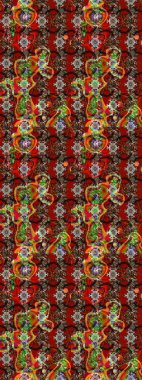 Çiçekli bahar çiçekleri. Küçük çiçekte güzel bir desen. Küçük renkli çiçekler. Moda baskıları için zarif bir şablon. Motley illüstrasyonu.