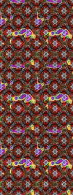 Çiçek desenli çizim. Raster illüstrasyonu. Gri renkli Asya tekstili.