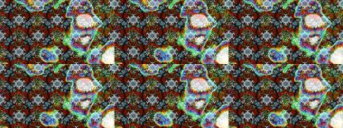 Gömlek baskısı için çiçek boyası. Çiçek desenli eskiz. Mavi renkte çiçekler.