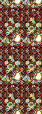 Sketch Floral Pattern in Raster illustration. Fancy fabric pattern. Colour Spring Theme sketch pattern Background. Flat Flower Elements Design.