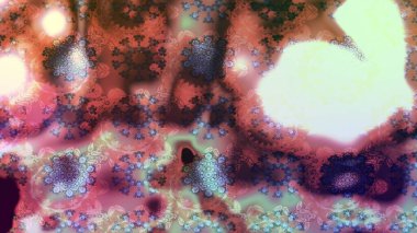 Çiçek desenli raster, nötr çizgi grafik desenli soyut raster arkaplan. Modern stil dokusu.