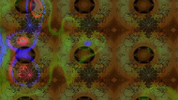 Küçük çiçekteki sevimli çiçek deseni. Raster deseni. Kahverengi renkte yaz çiçekleri. Raster illüstrasyonu.