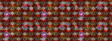 Çiçekli karalama şeklinde Raster çiçek deseni. Yumuşak, bahar çiçekli arka plan. Kahverengi renkte çiçekler.