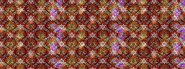 Çiçekli çiçek deseni, suluboya. Raster deseni. Süslü kumaş deseni.