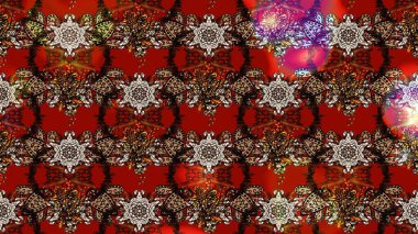 Bahar çiçekleriyle güzel bir çiçek deseni çizmişsin. Güzel kumaş deseni. Raster illüstrasyonu.