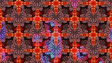 Fantezi çiçekli eskiz deseni, doğal duvar kağıdı, çiçek desenli kıvrım çizimi. Paisley el çizimi elementler. Ev dekoru.