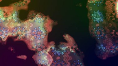 Manzaralı çiçek deseni. Çiçek kompozisyonu, el boyası, hassas şablon. Üst manzara, yumuşak gri renk tarzı. Sevgililer günü ve tebrik kartı konsepti için şık bir davet.