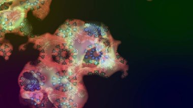 Gri renkli etnik çiçekli zarif eskiz deseni. Raster Çiçek İllüstrasyon Şirin Tekstil.