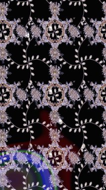 Çiçekli karalama şeklinde Raster çiçek deseni. Nazik, narin çiçek arkaplanı. Siyah renkte çiçekler.