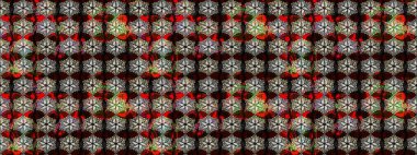 Siyah renkli çiçek desenli eskiz. Suluboya tarzında siyah renkte çiçekler.