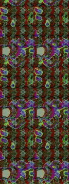 Küçük çiçekli basit bir çiçek çizimi. Yeşil renkte şirin çiçekler. Moda baskısı, albüm, ambalaj kağıdı ve duvar kağıdı için zarif dekoratif süslemeler. Raster illüstrasyonu.