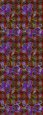 Küçük çiçekli basit bir çiçek çizimi. Kahverengi renkte sevimli çiçekler. Moda baskısı, albüm, ambalaj kağıdı ve duvar kağıdı için zarif dekoratif süslemeler. Raster illüstrasyonu.