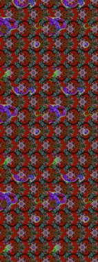 Çiçekli el çizimi çizimi deseni. Modern gelişim kırmızı raster arka plan duvar kağıdı çizimi klasik çizgili iz sürme desenli çiçekler, çiçekli süsler.