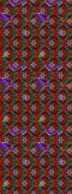 Çiçekli el çizimi çizimi deseni. Modern gelişim kırmızı raster arka plan duvar kağıdı çizimi klasik çizgili iz sürme desenli çiçekler, çiçekli süsler.