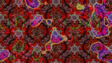 Yapraklı çizim şekli. Şirin, zarif çiçekler Raster illüstrasyonu. Poster ya da kapak için arka plan. Tekstil için figür. Davetiye ve kartpostal tasarımı için dekoratif çiçek unsurları.