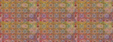 Davetiye ve kartpostal tasarımı için dekoratif çiçek unsurları. Yapraklı kusursuz desen. Tekstil için figür. Şirin, zarif çiçekler Raster illüstrasyonu. Poster veya kapak için arkaplan.