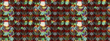 Küçük kahverengi çiçeklerdeki oldukça eski bir besin torbası deseni. Tekstil, kumaş, kapaklar, duvar kağıtları, baskı, paket, koleksiyon defteri, örgü, dekupaj için çiçek arkaplanı..