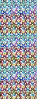 Güzel kumaş deseni. Düz Çiçek Elementleri Tasarımı. Raster illüstrasyonundaki çiçek desenli çizim. Renkli Bahar Teması çizim şablonu.